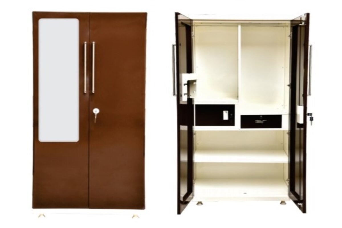 2-Door Italian Simple Folding Cabinet